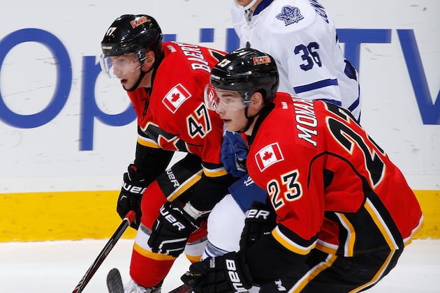 Calgary Flames Rookies Sean Monahan, Sven Baertschi Still Works in Progress