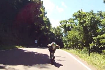 Surviving a Downhill Skateboard Crash at 65mph
