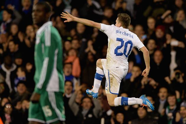 GIFs: Italy, Nigeria Play out Thrilling Draw in Friendly at Craven Cottage