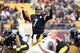 PITTSBURGH, PA - DECEMBER 30: Ben Roethlisberger #7 of the Pittsburgh Steelers gestures during the game against the Clevelend Browns at Heinz Field on December 30, 2012 in Pittsburgh, Pennsylvania. (Photo by Karl Walter/Getty Images)