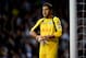 LONDON, ENGLAND - SEPTEMBER 23: GoalkeeperJulio Cesar of QPR looks on during the Barclays Premier League match between Tottenham Hotspur and Queens Park Rangers at White Hart Lane on September 23, 2012 in London, England. (Photo by Mike Hewitt/Getty Images)
