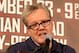 BEVERLY HILLS, CA - AUGUST 08: Trainer Freddie Roach speaks at a press conference previewing the upcoming match against his fighter Manny Pacquiao and Brandon Rios at Beverly Hills Hotel on August 8, 2013 in Beverly Hills, California. (Photo by Stephen Dunn/Getty Images)