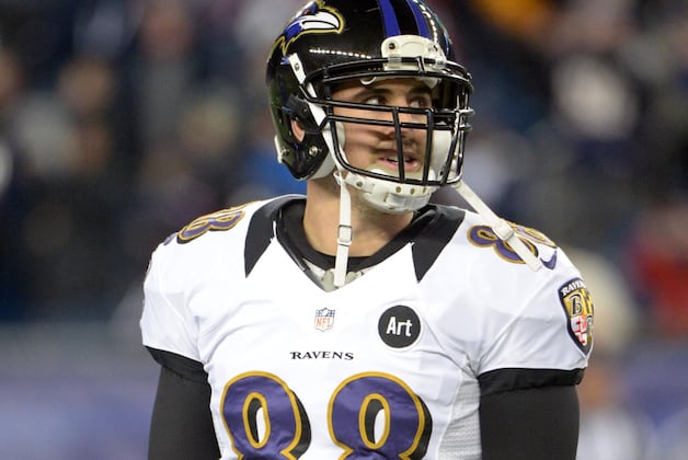 Dennis Pitta Still Not Practicing for Ravens