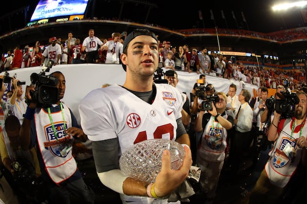 Alabama QB AJ McCarron Graces Cover of Sports Illustrated for Fourth Time