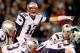 CHARLOTTE, NC - NOVEMBER 18: Quarterback Tom Brady #12 of the New England Patriots calls out from under center in the first quarter against the Carolina Panthers at Bank of America Stadium on November 18, 2013 in Charlotte, North Carolina. (Photo by Streeter Lecka/Getty Images)