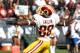 OAKLAND, CA - SEPTEMBER 29: Pierre Garcon #88 of the Washington Redskins slams the ball down after he caught a five yard touchdown pass during the third quarter against the Oakland Raiders at O.co Coliseum on September 29, 2013 in Oakland, California. The Redskins won the game 24-14. (Photo by Thearon W. Henderson/Getty Images)