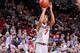 PORTLAND, OR - APRIL 20: Dante Exum #7 of the World Select Team shoots a three pointer against USA Junior Select Team during the 2013 Nike Hoop Summit game on April 20, 2013 at the Rose Garden Arena in Portland, Oregon. NOTE TO USER: User expressly acknowledges and agrees that, by downloading and or using this photograph, User is consenting to the terms and conditions of the License Agreement. Mandatory Copyright Notice: Copyright 2013 (Photo by Sam Forencich)