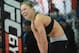 Feb 20, 2013; Torrance, CA, USA; Ronda Rousey during today's public workout at the UFC gym for her bout with Liz Carmouche on Feb 23. Mandatory Credit: Jayne Kamin-Oncea-USA TODAY Sports