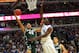 Nov 12, 2013; Chicago, IL, USA; Michigan State Spartans guard Denzel Valentine (45) scores over Kentucky Wildcats forward Alex Poythress (22) during the first half at the United Center. Mandatory Credit: Dennis Wierzbicki-USA TODAY Sports