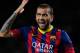 BARCELONA, SPAIN - NOVEMBER 01: Dani Alves of FC Barcelona reacts after missing a chance to score during the La Liga match between FC Barcelona and RCD Espanyol at Camp Nou on November 1, 2013 in Barcelona, Spain. (Photo by David Ramos/Getty Images)