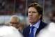 October 4, 2013; Raleigh, NC, USA; Detroit Red Wings coach Mike Babcock looks on against the Carolina Hurricanes at PNC Center. The Red Wings won 3-2 in overtime. Mandatory Credit: James Guillory-USA TODAY Sports