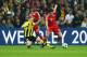 LONDON, ENGLAND - MAY 25: Javi Martinez of Bayern Muenchen (R) evades Marco Reus of Borussia Dortmund during the UEFA Champions League final match between Borussia Dortmund and FC Bayern Muenchen at Wembley Stadium on May 25, 2013 in London, United Kingdom. (Photo by Alex Grimm/Getty Images)