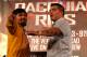 BEVERLY HILLS, CA - AUGUST 08: Manny Pacquiao (L) and Brandon Rios pose at a press conference previewing their upcoming match at Beverly Hills Hotel on August 8, 2013 in Beverly Hills, California. (Photo by Stephen Dunn/Getty Images)