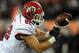 CORVALLIS, OR - OCTOBER 20: Tight end Jake Murphy #82 of the Utah Utes has a ball go through his hands near the goal line in the fourth quarter of the game against the Oregon State Beavers on October 20, 2012 at Reser Stadium in Corvallis, Oregon. The Beavers won the game 21-7. (Photo by Steve Dykes/Getty Images)