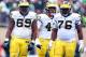 The defensive line holds the key to a Michigan victory on Saturday.