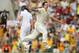 BRISBANE, AUSTRALIA - NOVEMBER 22: Mitchell Johnson of Australia celebrates after dismissing Joe Root of England during day two of the First Ashes Test match between Australia and England at The Gabba on November 22, 2013 in Brisbane, Australia. (Photo by Scott Barbour/Getty Images)