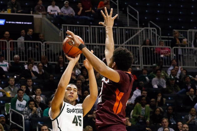 Michigan State vs. Virginia Tech Final Score: No. 1 Spartans Roll, 96-77