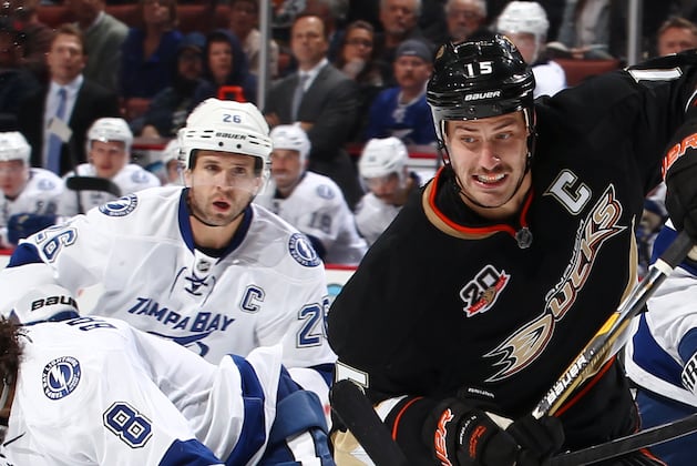 Getzlaf Scores Late in OT, Ducks Beat Lightning