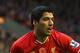 LIVERPOOL, ENGLAND - NOVEMBER 09: Luis Suarez of Liverpool looks on during the Barclays Premier League match between Liverpool and Fulham at Anfield on November 9, 2013 in Liverpool, England. (Photo by Alex Livesey/Getty Images)