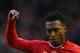 LIVERPOOL, ENGLAND - NOVEMBER 09: Daniel Sturridge of Liverpool in action during the Barclays Premier League match between Liverpool and Fulham at Anfield on November 9, 2013 in Liverpool, England. (Photo by Alex Livesey/Getty Images)