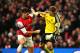 LONDON, ENGLAND - NOVEMBER 23: Goalkeeper Artur Boruc of Southampton loses the ball to Olivier Giroud of Arsenal leading to the opening goal during the Barclays Premier League match between Arsenal and Southampton at Emirates Stadium on November 23, 2013 in London, England. (Photo by Clive Rose/Getty Images)