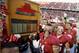 PALO ALTO, CA - NOVEMBER 23: Stanford Cardinal players including Shayne Skov #11 (center) hold up the Axe after they retained the Axe for beating the California Golden Bears at Stanford Stadium on November 23, 2013 in Palo Alto, California. (Photo by Ezra Shaw/Getty Images)