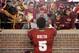 Nov 23, 2013; Tallahassee, FL, USA; Florida State Seminoles quarterback Jameis Winston (5) signs autographs for fans after the game against the Idaho Vandals at Doak Campbell Stadium. Mandatory Credit: Melina Vastola-USA TODAY Sports