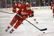 Nov 23, 2013; Detroit, MI, USA; Detroit Red Wings center Pavel Datsyuk (13) skates with the puck in the third period against the Ottawa Senators at Joe Louis Arena. Ottawa won 4-2. Mandatory Credit: Rick Osentoski-USA TODAY Sports