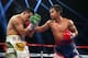 MACAU - NOVEMBER 24: Manny Pacquiao (R) of the Philippines punches Brandon Rios of the U.S. during their 'Clash in Cotai' WBO International Welterweight title fight on November 24, 2013 in Macau. (Photo by Nicky Loh/Getty Images)