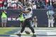 Nov 24, 2013; Houston, TX, USA; Jacksonville Jaguars running back Maurice Jones-Drew (32) celebrates after scoring a touchdown during the first quarter against the Houston Texans at Reliant Stadium. Mandatory Credit: Troy Taormina-USA TODAY Sports