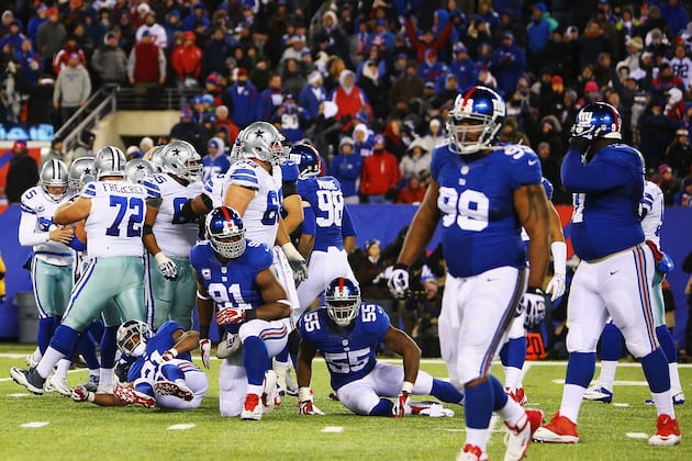 NY Giants Lose to Dallas Cowboys on Last-Second Field Goal
