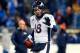 FOXBORO, MA - NOVEMBER 24: Quarterback Peyton Manning #18 of the Denver Broncos warms up prior to a game against the New England Patriots at Gillette Stadium on November 24, 2013 in Foxboro, Massachusetts. (Photo by Jim Rogash/Getty Images)