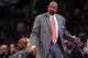 NEW YORK, NY - NOVEMBER 14: New York Knicks head coach Mike Woodson reacts to a call during the first quarter against the Houston Rockets at Madison Square Garden on November 14, 2013 in New York City. NOTE TO USER: User expressly acknowledges and agrees that, by downloading and/or using this photograph, user is consenting to the terms and conditions of the Getty Images License Agreement. (Photo by Maddie Meyer/Getty Images)