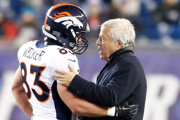 Wes Welker Has Nothing but Praise for Robert Kraft and Bill Belichick