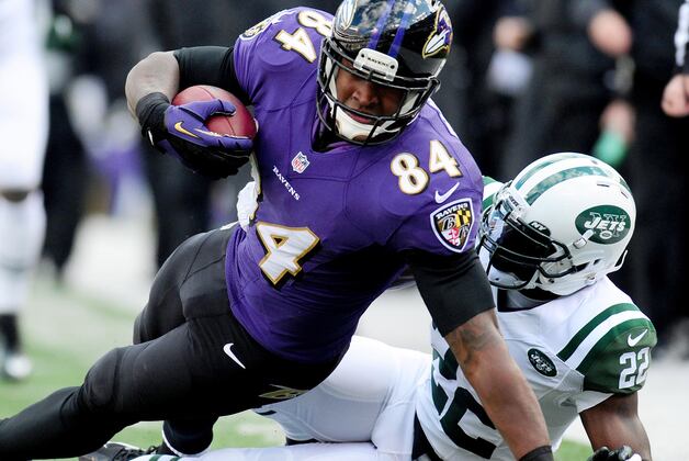Ed Dickson Runs Through Ed Reed, Produces Season-High for Yardage