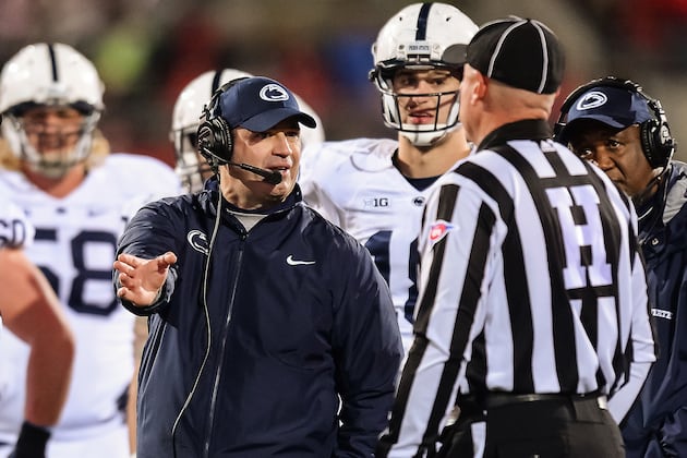 Penn State Coach Bill O'Brien Believes Eight-Team Playoff...