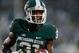 EAST LANSING, MI - NOVEMBER 02: Darqueze Dennard #31 of the Michigan State Spartans celebrates his fourth-quarter interception against the Michigan Wolverines at Spartan Stadium on November 2, 2013 in East Lansing, Michigan. Michigan State won the game 29-6. (Photo by Gregory Shamus/Getty Images)