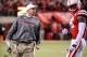 LINCOLN, NE - NOVEMBER 16: Nebraska Cornhuskers head coach Bo Pelini coaches his defense during their game against the Michigan State Spartans at Memorial Stadium on November 16, 2013 in Lincoln, Nebraska. (Photo by Eric Francis/Getty Images)