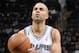 SAN ANTONIO, TX - November 25: Tony Parker #9 of the San Antonio Spurs shoots a foul shot against the New Orleans Pelicans during the game at the AT&T Center on November 25, 2013 in San Antonio, Texas. NOTE TO USER: User expressly acknowledges and agrees that, by downloading and or using this photograph, user is consenting to the terms and conditions of the Getty Images License Agreement. Mandatory Copyright Notice: Copyright 2013 NBAE (Photos by D. Clarke Evans/NBAE via Getty Images)