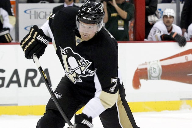 Penguins' Glass and Martin out for Wednesday Night's Game Against Toronto