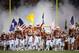 Oct 20, 2012; Austin, TX, USA; The Texas Longhorns take the field prior to kick off against the Baylor Bears at Darrell K Royal-Texas Memorial Stadium. Texas beat Baylor 56-50. Mandatory Credit: Brendan Maloney-USA TODAY Sports