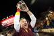 TUCSON, AZ - NOVEMBER 23: Head coach Todd Graham of the Arizona State Sun Devils celebrates with the Territorial Cup after defeating the Arizona Wildcats 41-34 in the college football game at Arizona Stadium on November 23, 2012 in Tucson, Arizona. (Photo by Christian Petersen/Getty Images)