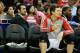 HOUSTON, TX - NOVEMBER 19: Omer Asik #3 of the Houston Rockets waits on the bench during the game against the Boston Celtics at the Toyota Center on November 19, 2013 in Houston, Texas. NOTE TO USER: User expressly acknowledges and agrees that, by downloading and or using this photograph, User is consenting to the terms and conditions of the Getty Images License Agreement. (Photo by Scott Halleran/Getty Images)