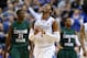 LEXINGTON, KY - NOVEMBER 25: James Young #1 of the Kentucky Wildcats celebrates during the game against the Cleveland State Vikings at Rupp Arena on November 25, 2013 in Lexington, Kentucky. Kentucky won 68-61. (Photo by Andy Lyons/Getty Images)
