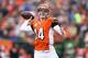 CINCINNATI, OH - NOVEMBER 17: Andy Dalton #14 of the Cincinnati Bengals throws a touchdown pass during the NFL game against the Cleveland Browns at Paul Brown Stadium on November 17, 2013 in Cincinnati, Ohio. (Photo by Andy Lyons/Getty Images)