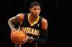 NEW YORK, NY - NOVEMBER 09: Paul George #24 of the Indiana Pacers looks to pass during the second half against the Brooklyn Nets at Barclays Center on November 9, 2013 in the Brooklyn borough of New York City. The Pacers defeat the Nets 96-91. NOTE TO USER: User expressly acknowledges and agrees that, by downloading and/or using this photograph, user is consenting to the terms and conditions of the Getty Images License Agreement. (Photo by Maddie Meyer/Getty Images)