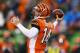 CINCINNATI, OH - NOVEMBER 17: Andy Dalton #14 of the Cincinnati Bengals throws a pass during the NFL game against the Cleveland Browns at Paul Brown Stadium on November 17, 2013 in Cincinnati, Ohio. (Photo by Andy Lyons/Getty Images)