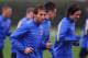ST ALBANS, ENGLAND - OCTOBER 21: Mathieu Flamini of Arsenal warms up warm up during a wet Arsenal training session ahead of the UEFA Champions League Group F match against Borussia Dortmund at London Colney on October 21, 2013 in St Albans, England. (Photo by Mike Hewitt/Getty Images)