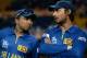 COLOMBO, SRI LANKA - OCTOBER 07: Sri Lanka captain Mahela Jayawardene speaks to teammate
Kumar Sangakkara after losing the ICC World Twenty20 2012 Final between Sri Lanka and the West Indies at R. Premadasa Stadium on October 7, 2012 in Colombo, Sri Lanka. (Photo by Gareth Copley/Getty Images)
