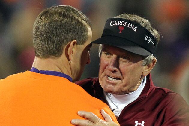 Swinney Holds No Grudge Toward Spurrier over War of Words